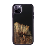 iPhone 11 Pro Max Wood+Resin Phone Case - Eloise (Pure Black, 701134)