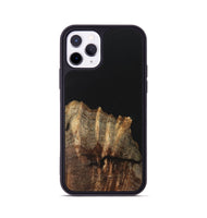 iPhone 11 Pro Wood+Resin Phone Case - Eloise (Pure Black, 701134)
