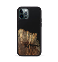 iPhone 12 Pro Wood+Resin Phone Case - Eloise (Pure Black, 701134)