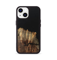 iPhone 13 Wood+Resin Phone Case - Eloise (Pure Black, 701134)