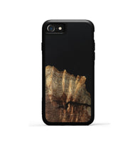 iPhone SE Wood+Resin Phone Case - Eloise (Pure Black, 701134)