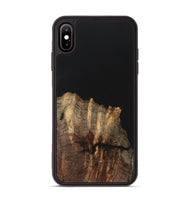 iPhone Xs Max Wood+Resin Phone Case - Eloise (Pure Black, 701134)