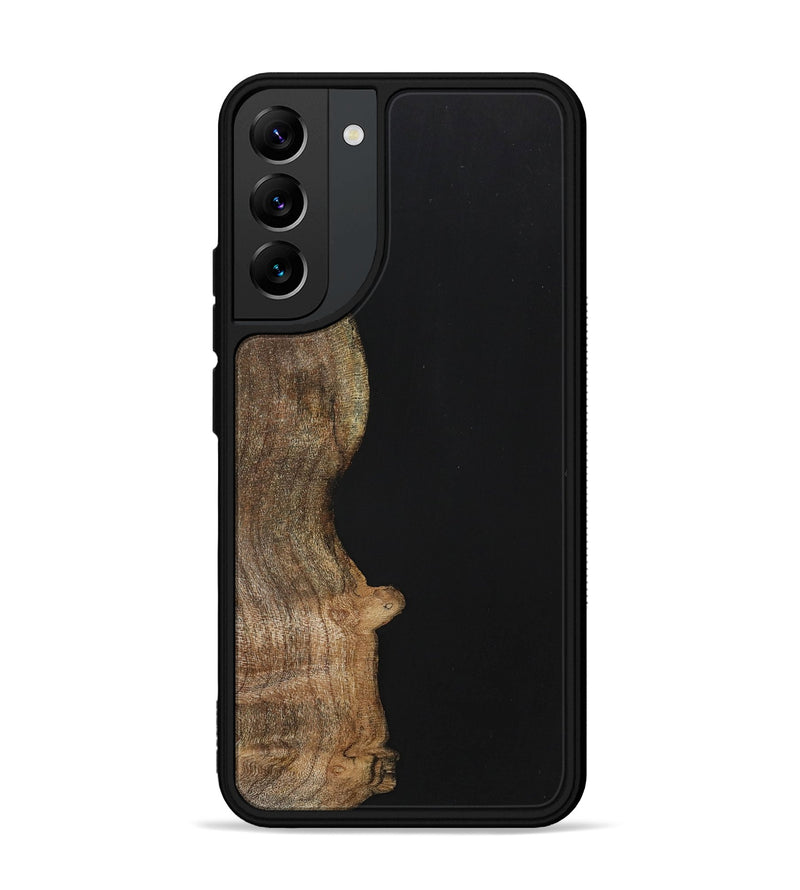 Galaxy S22 Plus Wood+Resin Phone Case - Nash (Pure Black, 701138)