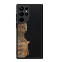 Galaxy S22 Ultra Wood+Resin Phone Case - Nash (Pure Black, 701138)