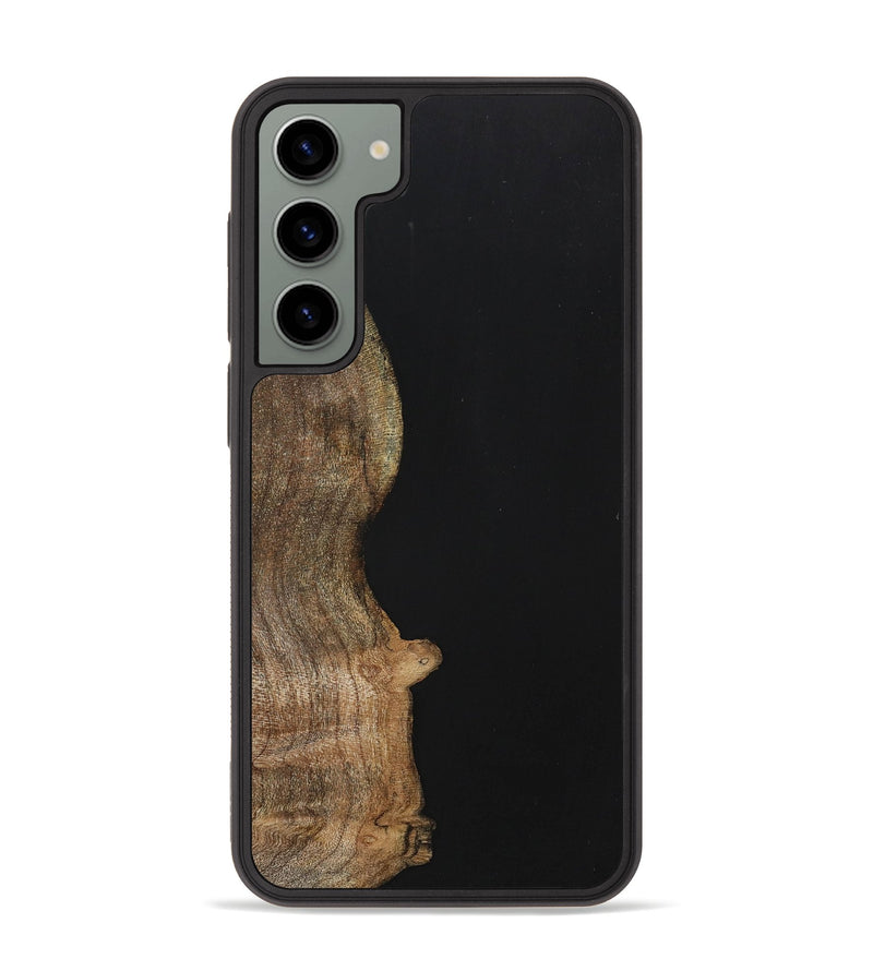 Galaxy S23 Plus Wood+Resin Phone Case - Nash (Pure Black, 701138)