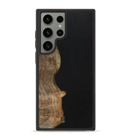 Galaxy S23 Ultra Wood+Resin Phone Case - Nash (Pure Black, 701138)