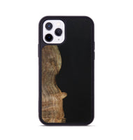 iPhone 11 Pro Wood+Resin Phone Case - Nash (Pure Black, 701138)