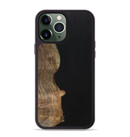 iPhone 13 Pro Max Wood+Resin Phone Case - Nash (Pure Black, 701138)