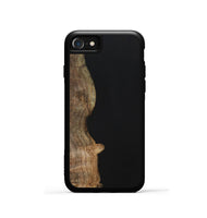 iPhone SE Wood+Resin Phone Case - Nash (Pure Black, 701138)
