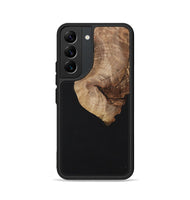 Galaxy S22 Wood+Resin Phone Case - Griffin (Pure Black, 701145)