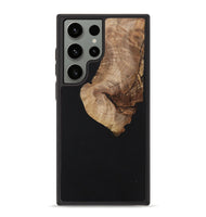 Galaxy S23 Ultra Wood+Resin Phone Case - Griffin (Pure Black, 701145)