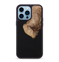 iPhone 14 Pro Max Wood+Resin Phone Case - Griffin (Pure Black, 701145)