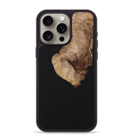 iPhone 15 Pro Max Wood+Resin Phone Case - Griffin (Pure Black, 701145)