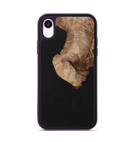 iPhone Xr Wood+Resin Phone Case - Griffin (Pure Black, 701145)