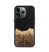 iPhone 13 Pro Wood+Resin Phone Case - Cadence (Pure Black, 701146)