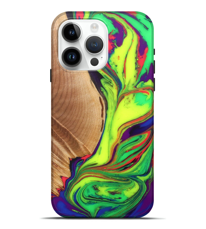 iPhone 15 Pro Max Wood+Resin Live Edge Phone Case - Tammy (The Lab, 701155)
