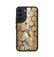 Galaxy S22 Wood+Resin Phone Case - Issac (Pattern, 701393)