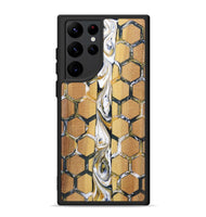Galaxy S22 Ultra Wood+Resin Phone Case - Issac (Pattern, 701393)