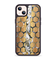 iPhone 14 Plus Wood+Resin Phone Case - Issac (Pattern, 701393)