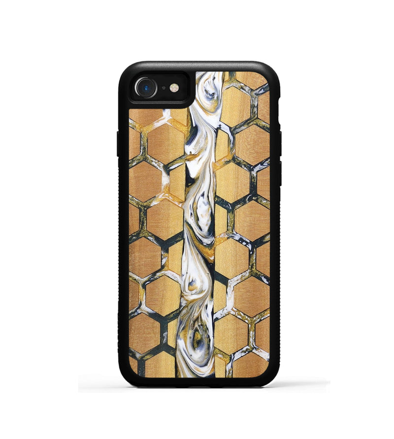iPhone SE Wood+Resin Phone Case - Issac (Pattern, 701393)