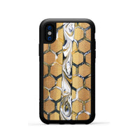 iPhone Xs Wood+Resin Phone Case - Issac (Pattern, 701393)