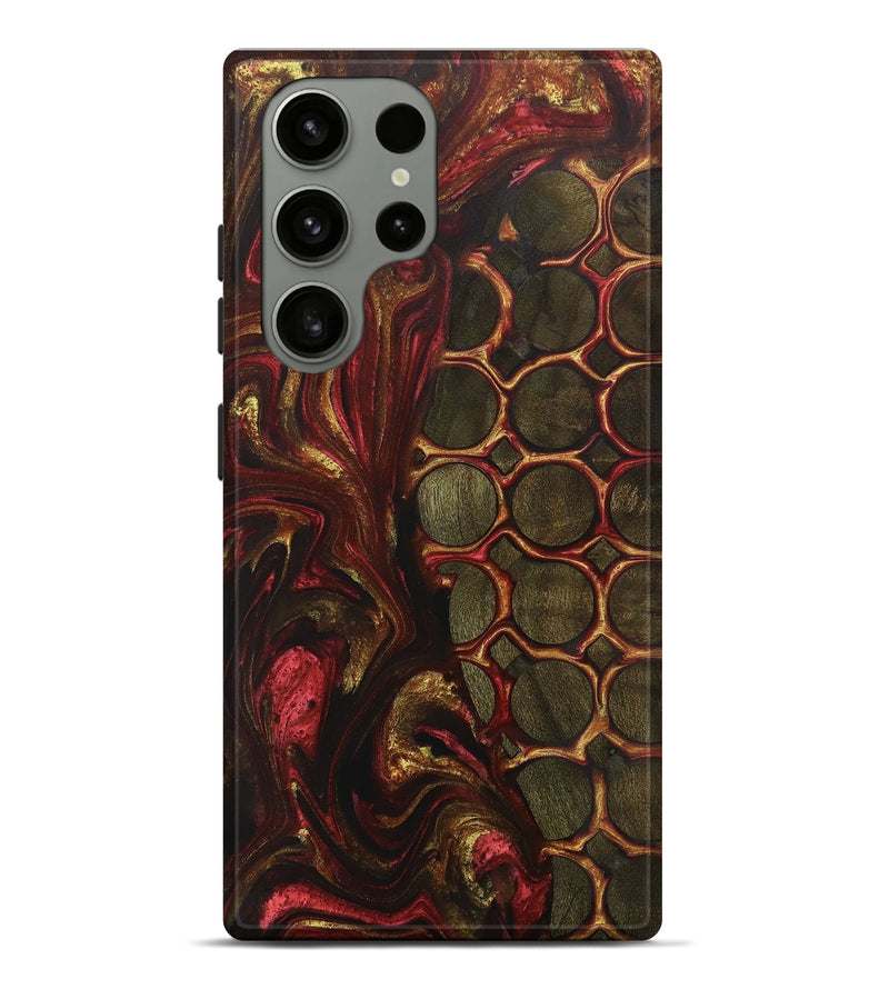Galaxy S23 Ultra Wood+Resin Live Edge Phone Case - Ronnie (Pattern, 701642)