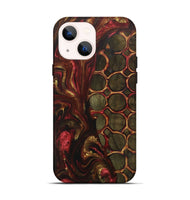 iPhone 14 Wood+Resin Live Edge Phone Case - Ronnie (Pattern, 701642)