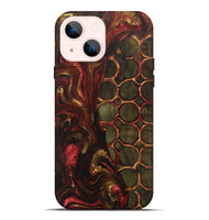 iPhone 14 Plus Wood+Resin Live Edge Phone Case - Ronnie (Pattern, 701642)