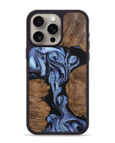 iPhone 15 Pro Max Wood+Resin Phone Case - Luella (Mosaic, 701663)