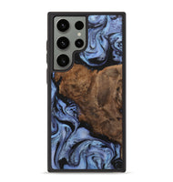 Galaxy S23 Ultra Wood+Resin Phone Case - Bobbi (Blue, 701674)