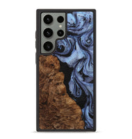 Galaxy S23 Ultra Wood+Resin Phone Case - Gianni (Blue, 701684)