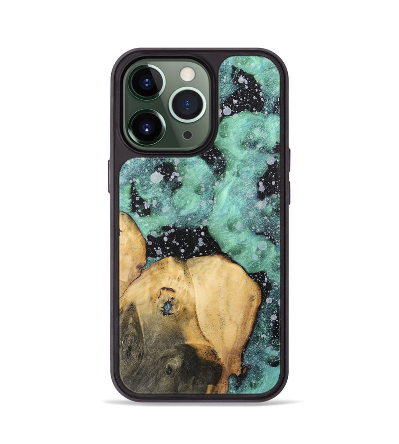 iPhone 13 Pro Wood+Resin Phone Case - Kaleb (Cosmos, 701712)