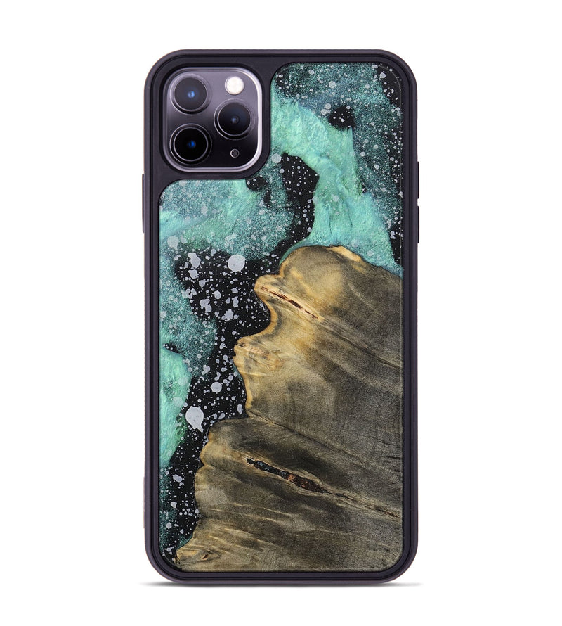 iPhone 11 Pro Max Wood+Resin Phone Case - Lorrie (Cosmos, 701713)