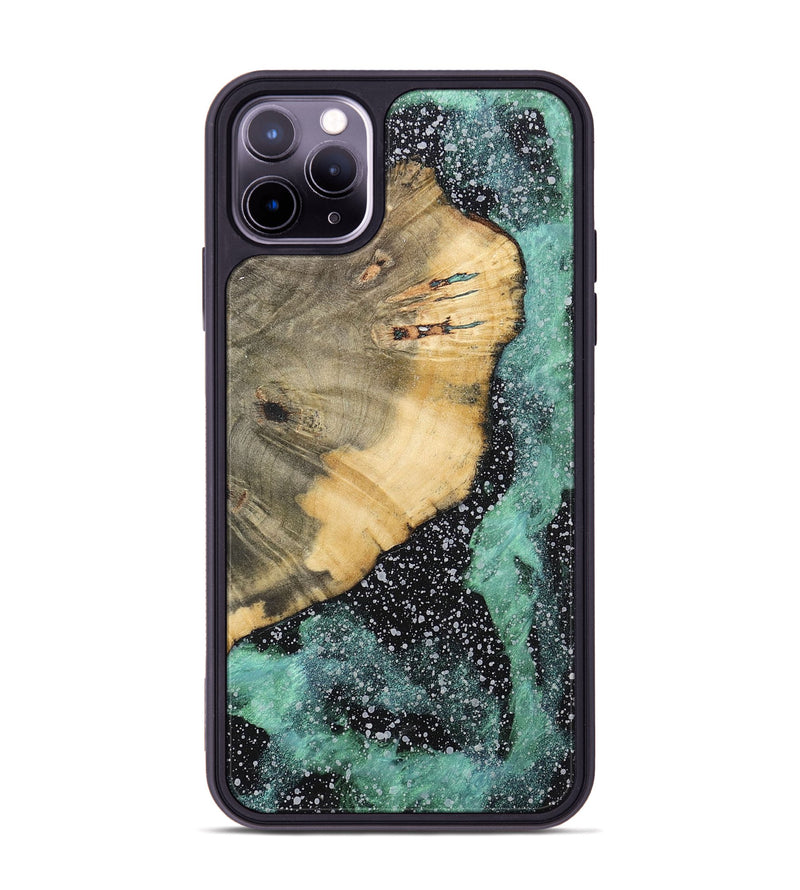 iPhone 11 Pro Max Wood+Resin Phone Case - Anthony (Cosmos, 701716)