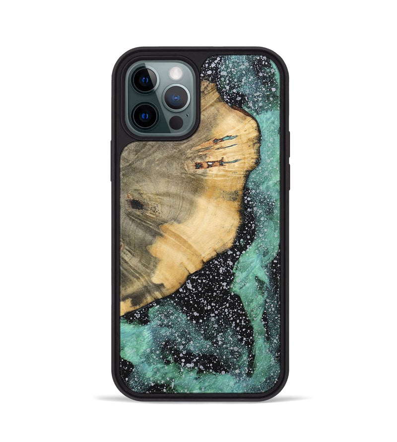 iPhone 12 Pro Wood+Resin Phone Case - Anthony (Cosmos, 701716)
