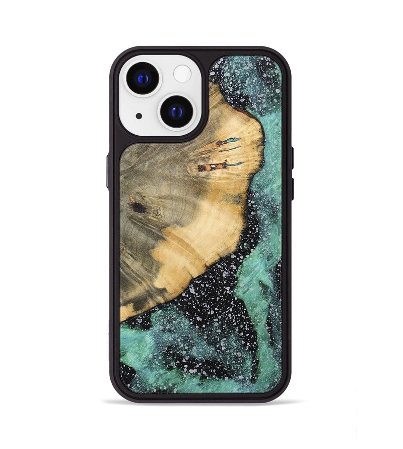 iPhone 13 Wood+Resin Phone Case - Anthony (Cosmos, 701716)