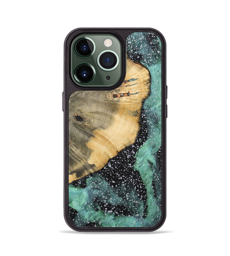 iPhone 13 Pro Wood+Resin Phone Case - Anthony (Cosmos, 701716)