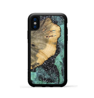 iPhone Xs Wood+Resin Phone Case - Anthony (Cosmos, 701716)