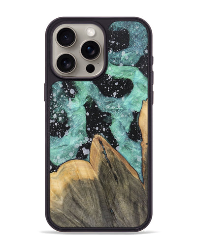 iPhone 15 Pro Max Wood+Resin Phone Case - Dayanara (Cosmos, 701721)