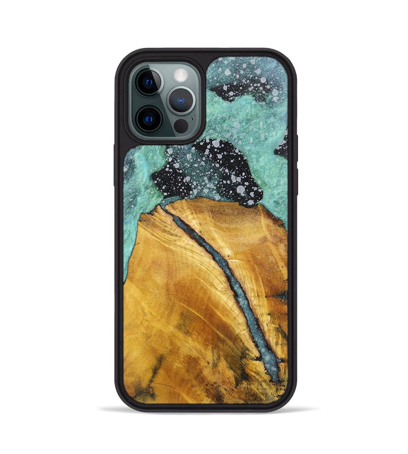 iPhone 12 Pro Wood+Resin Phone Case - Cecilia (Cosmos, 701725)