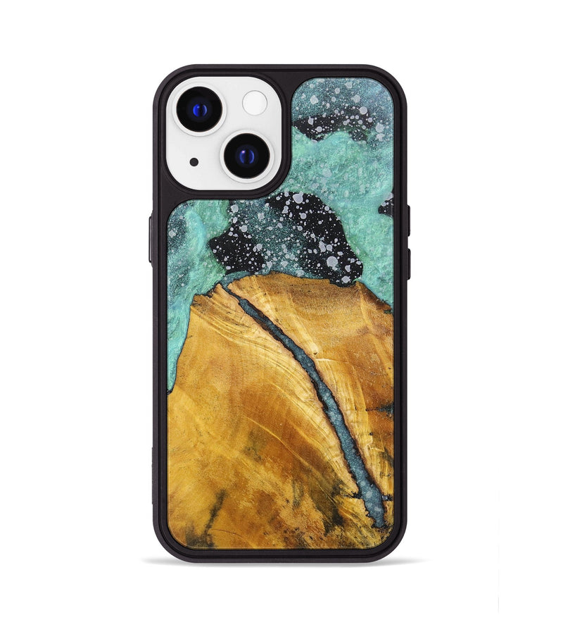 iPhone 13 Wood+Resin Phone Case - Cecilia (Cosmos, 701725)