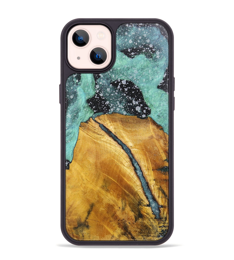 iPhone 14 Plus Wood+Resin Phone Case - Cecilia (Cosmos, 701725)