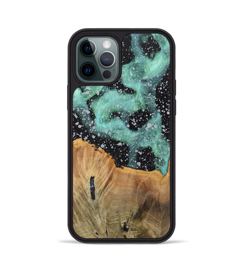 iPhone 12 Pro Wood+Resin Phone Case - Benny (Cosmos, 701729)
