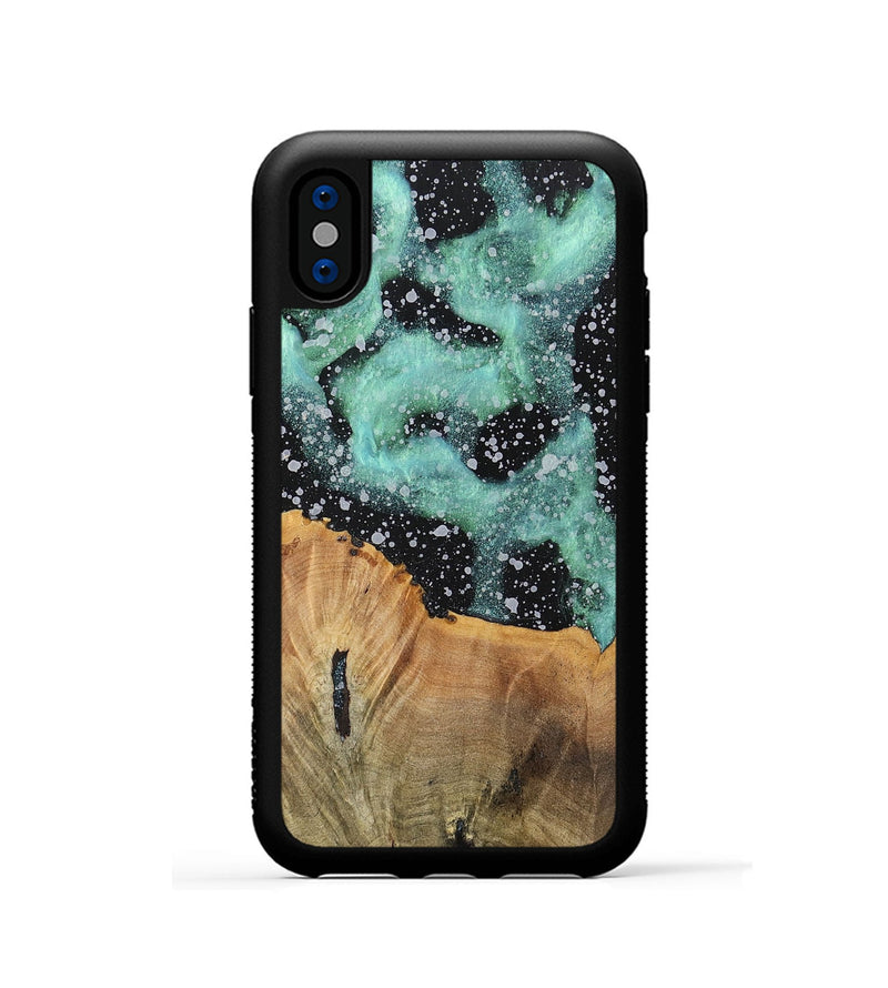 iPhone Xs Wood+Resin Phone Case - Benny (Cosmos, 701729)