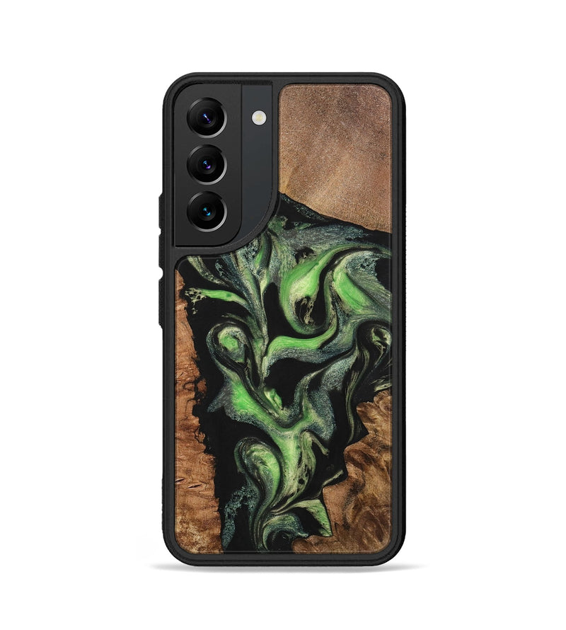 Galaxy S22 Wood+Resin Phone Case - Kimberly (Mosaic, 701732)