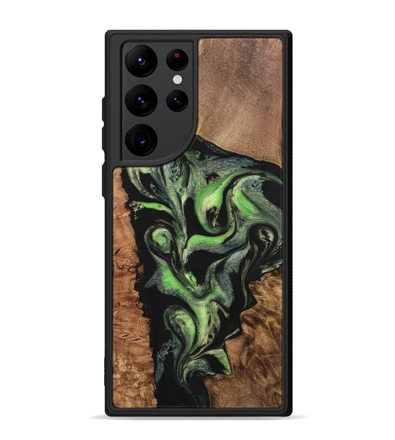 Galaxy S22 Ultra Wood+Resin Phone Case - Kimberly (Mosaic, 701732)