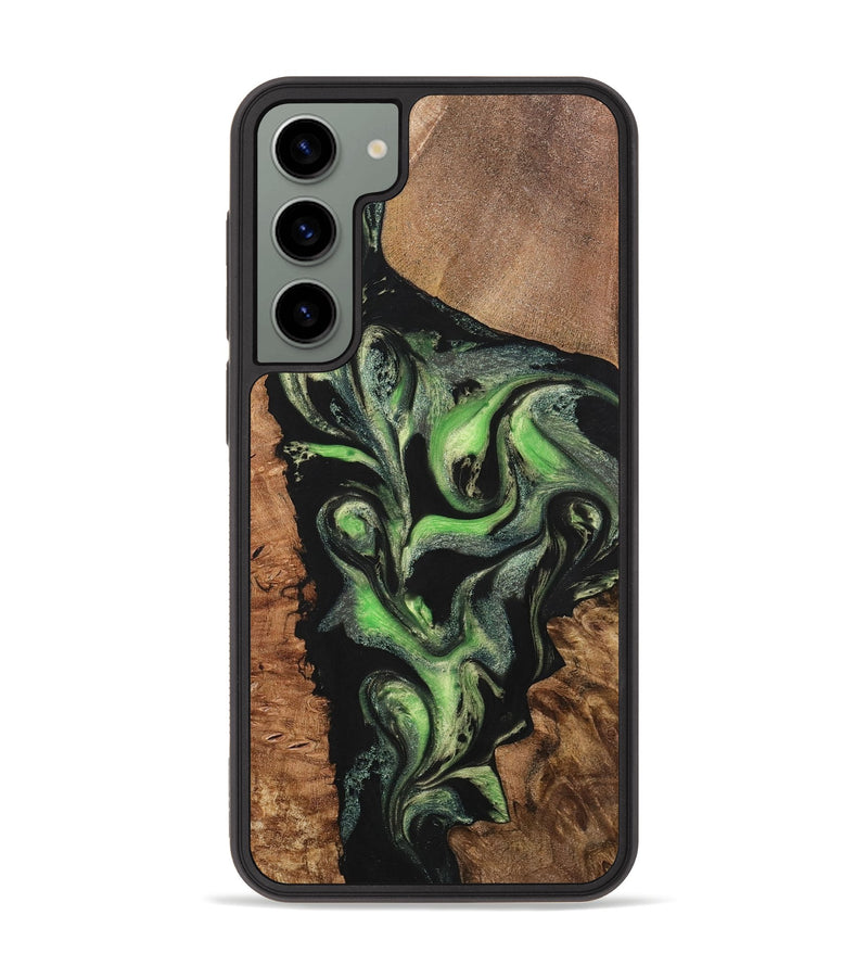 Galaxy S23 Plus Wood+Resin Phone Case - Kimberly (Mosaic, 701732)