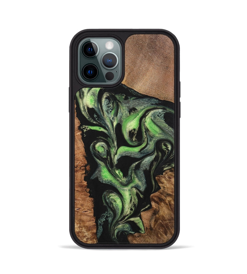 iPhone 12 Pro Wood+Resin Phone Case - Kimberly (Mosaic, 701732)