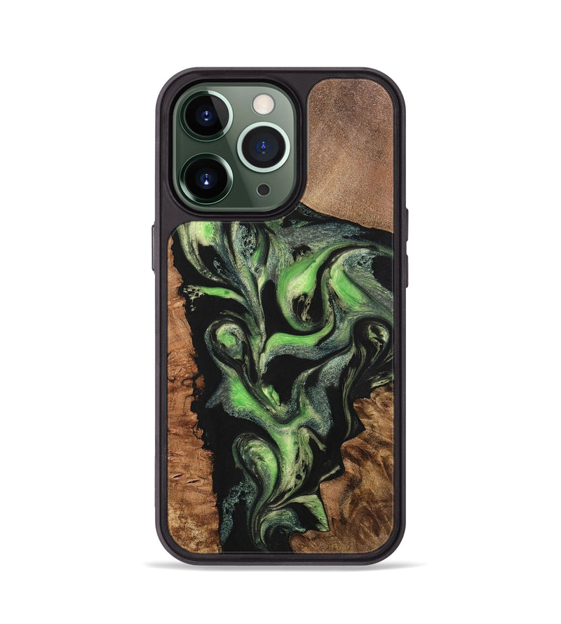 iPhone 13 Pro Wood+Resin Phone Case - Kimberly (Mosaic, 701732)