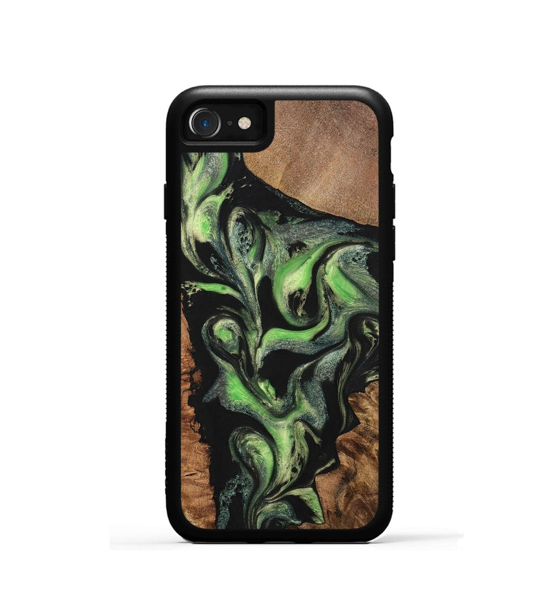 iPhone SE Wood+Resin Phone Case - Kimberly (Mosaic, 701732)